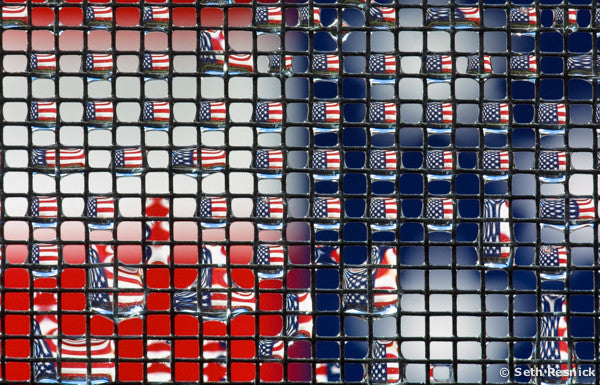 Flag Reflections, New York